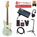Squier by Fender / Classic Vibe 60s Mustang Bass Laurel FB Surf Green VOXヘッドホンアン...