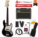 Fender / Made in Japan Junior Collection Jazz Bass Rosewood FB Black VOXアンプ付属エレキ...