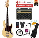 Fender / Made in Japan Junior Collection Jazz Bass Rosewood FB Satin Vintage Whi...