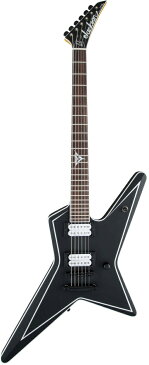 Jackson / USA Signature Gus G. Star Satin Black with White Pinstripes ジャクソン【お取り寄せ商品】