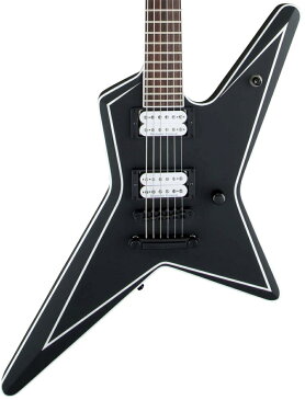 Jackson / USA Signature Gus G. Star Satin Black with White Pinstripes ジャクソン【お取り寄せ商品】