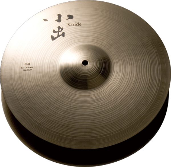 小出シンバル /808-14 HEAVY HI-HAT 一枚【ヘヴィー・ハイハット】【14インチ】【お取り寄せ商品】