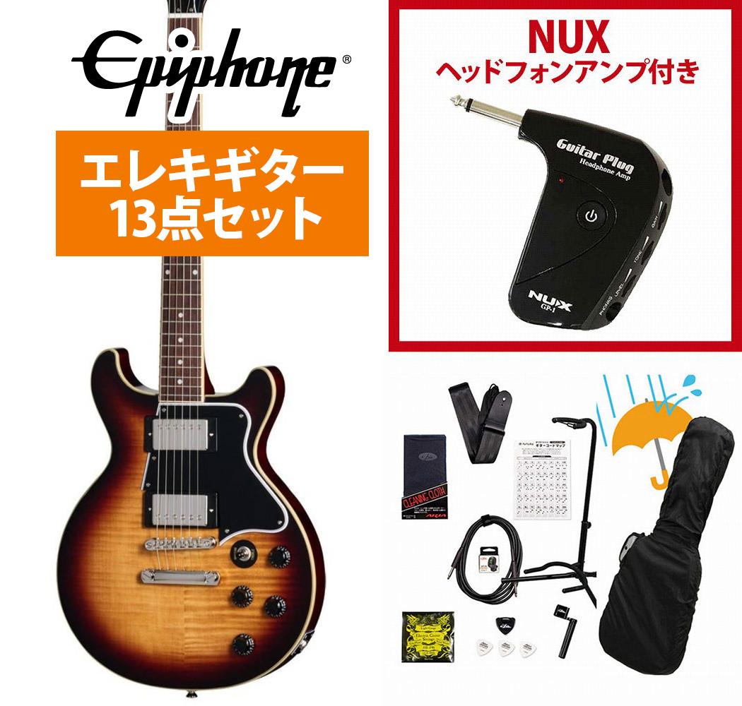 乐天商城 - Epiphone / Inspired by Gibson Les Paul Special Double Cut Figured Bourbon Burst エピフォン GP-1アンプ付属エレキギター初心者セットR【YRK】