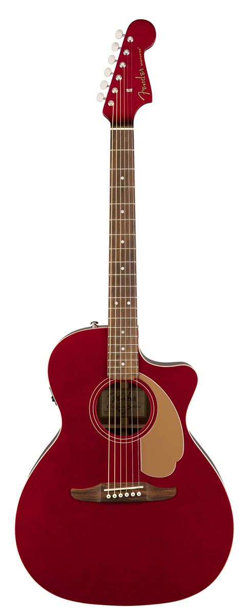 【タイムセール：7日12時まで】【在庫有り】 FENDER / NEWPORTER PLAYER CANDY APPLE RED (CAR)【CALIFORNIA SERIES】 フェンダー アコースティックギター エレアコ 【YRK】【新品特価】