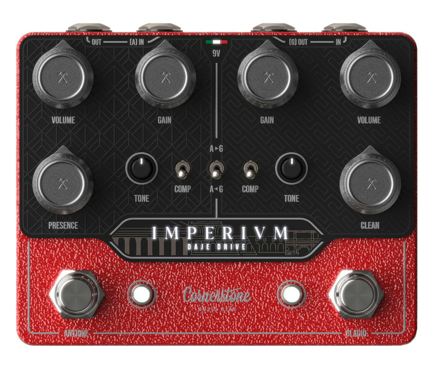 Cornerstone Music Gear / Imperium V2 2in1 Overdrive オーバードライブ ディストーション 【国内正規品】