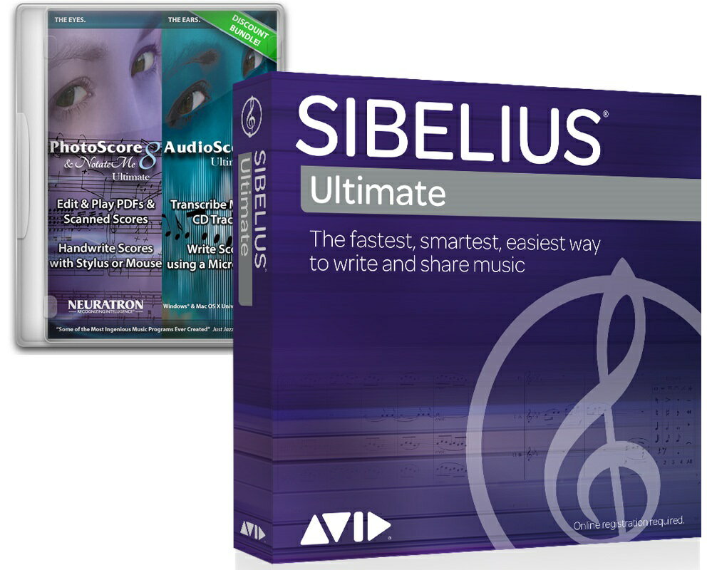 AVID アビッド / Sibelius Ultimate PhotoScore & AudioScore バンドル