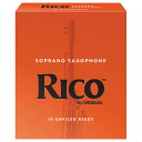 DAddario Woodwinds / RICO ソプラノサックス用リード オレンジ箱 10枚入 リコ ダダリオ 2 1/2 [LRIC10SS2.5]【お取り寄せ商品】