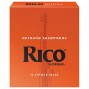 DAddario Woodwinds / RICO ソプラノサックス用リード オレンジ箱 10枚入 リコ ダダリオ 3 [LRIC10SS3]【お取り寄せ商品】