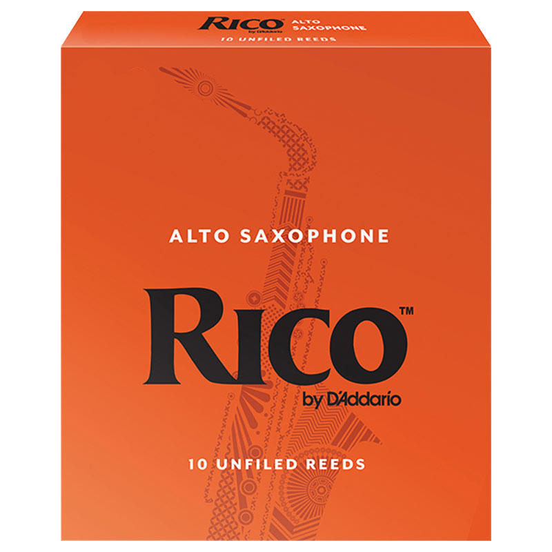 DAddario Woodwinds /RICO アルトサックス用リード オレンジ箱 10枚入 リコ ダダリオ 3 1/2 [LRIC10AS3.5]【お取り寄せ商品】