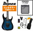 Ibanez / Gio GRG320FA-TBS (Transparent Blue Sunburst) Fender 10Wアンプ付属エレキギター初心者セットR【YRK】