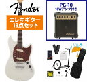 Fender / Made in Japan Traditional 60s Mustang Rosewood FB Olympic White PG-10アン...