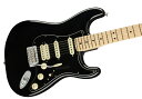 American Performer Stratocaster ■当商品は店頭未展示の倉庫保管品でございます。出荷前に専任スタッフによる楽器の各部機能、状態のチェックを行っております。カリフォルニア州のコロナ工場で製造されるAmerican PerformerStratocaster HSS は、USA 製フェンダーならではのオーセンティックなトーンとフィーリングを提供し、DoubleTap(TM)ハムバッカーを搭載するなど、パフォーマンスにインスピレーションを与えるモダンスペックを随所にフィーチャーしています。 本モデルは、American Performer シリーズのために特別に開発された、リッチで表情豊かなトーンを奏でるYosemite (TM)シングルコイルピックアップと、DoubleTap ハムバッカーを搭載しています。特許出願中のピックアップデザインは、シングルコイルモード時のボリュームロスを防ぎ、両ピックアップのコンビネーションでダイナミックなサウンドを奏でます。Yosemite(TM)ピックアップは高出力を実現する面取りのないポールピースのスタッガード仕様となっており、ピックアップをシェラック溶液でポッティングすることでフィードバックを効果的に抑制します。 またAmerican Performer Stratocaster HSS はトーンを絞った際に低域も同時に適量アッテネートすることで音の濁りを防ぐGreasebucket (TM)トーンサーキットと、DoubleTap ハムバッカーを有効にするプッシュ／プルコントロールを搭載。9.5 インチラジアス指板のModern C シェイプネックには22 本のジャンボフレットを装備し、スムーズかつ正確なベンディングが行えます。 ■付属品：ギグケース、メーカー正規保証書、トレモロアーム 主な仕様 Body Material AlderBody Finish GlossBody Shape Stratocaster(R)Neck Material MapleNeck Finish Satin UrethaneNeck Shape Modern "C"Scale Length 25.5" (648 mm)Fingerboard Material MapleFingerboard Radius 9.5" (241 mm)Number of Frets 22Fret Size JumboNut Material Synthetic BoneNut Width 1.685" (42.8 mm)Position Inlays Black DotsTruss Rod StandardTruss Rod Nut 1/8" American SeriesBridge Pickup DoubleTap(TM) HumbuckingMiddle Pickup Yosemite (TM) Single-Coil StratocasterNeck Pickup Yosemite(TM) Single-Coil StratocasterControls Master Volume, Tone 1. (Neck & Middle Pickup), Tone 2. Greasebucket (TM) Tone Circuit (Bridge Pickup)Switching 5-Position Blade: Postion 1. Bridge Humbucking Pickup; Position 2. Middle Pickup and Bridge Humbucking Pickup; Position 3. Middle Pickup; Position 4. Neck and Middle Pickup; Position 5. Neck PickupConfiguration HSSSpecial Electronics Push-Pull Pot On Tone 2 for Coil-SplitBridge 6-Saddle Vintage-Style Synchronized TremoloHardware Finish Nickel/Chrome ■保証:2年 ※画像はサンプルです。 複数のモールに掲載されているため、売却に伴う商品情報の削除は迅速を心掛けておりますが必ずしもリアルタイムではございませんので、ご注文後に万一売り切れとなっておりました際は誠に申し訳ございませんがご容赦くださいませ。 UD20190131　