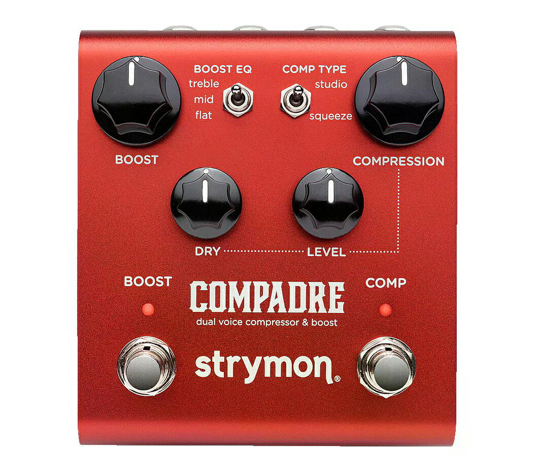 乐天商城 - Strymon / COMPADRE dual voice compressor & boost コンパドレ コンプレッサー＆ブースト ストライモン 【国内正規品】