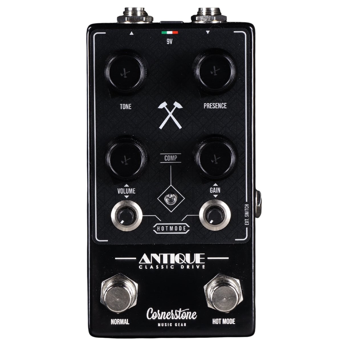 【台数限定カスタムカラー】Cornerstone Music Gear / Antique V3 Black Classic Drive オーバードライブ 【国内正規品】