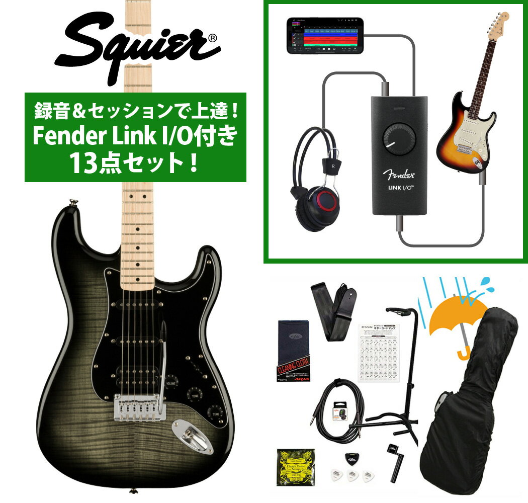 Squier / Affinity Series Stratocaster FMT HSS Maple Fingerboard Black ...