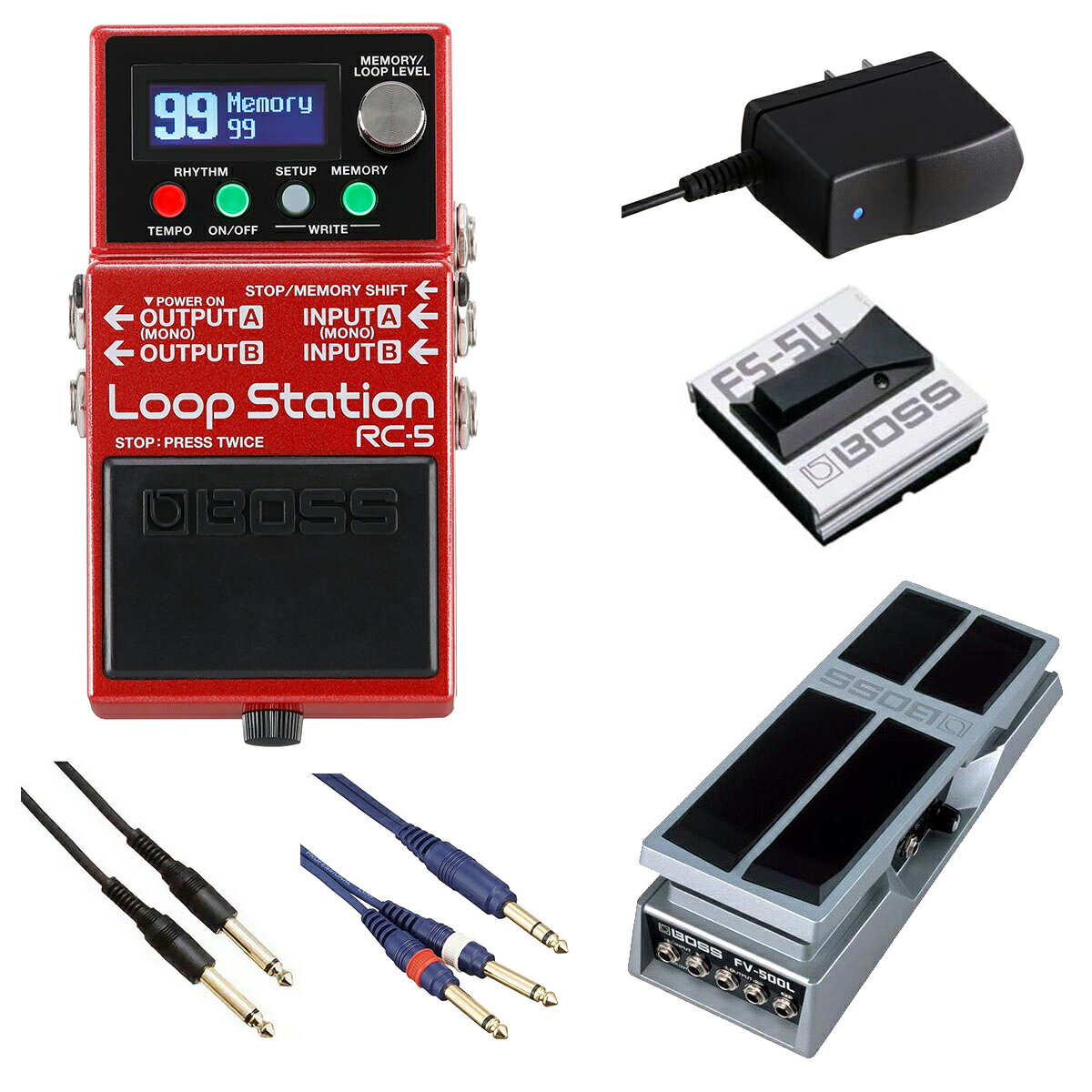 BOSS RC-5 Loop Station лупер RC5 (включая FS-5U + FV-500L)