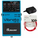 BOSS / VB-2W Vibrato ヴィブラート 純正アダプターPSA-100S2+Fenderケーブル(Fiesta Red/3m) 同時購入セット【P...