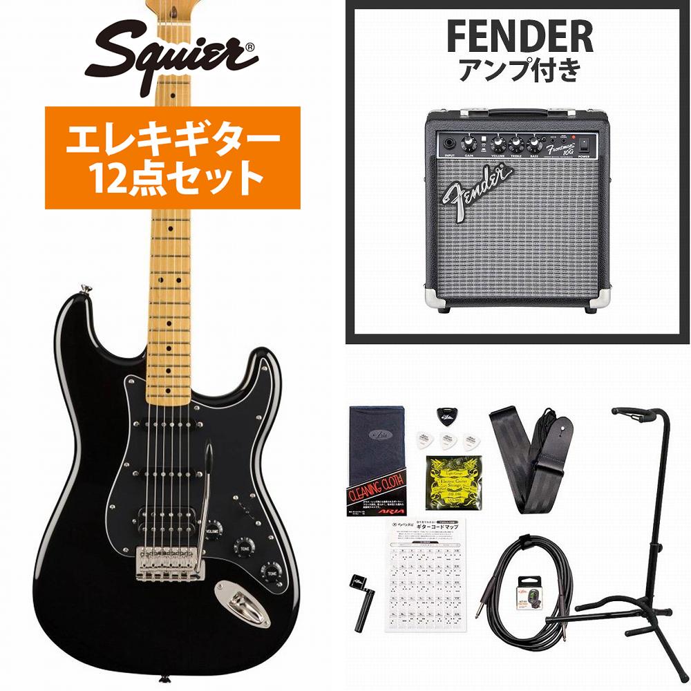 Squier / Classic Vibe 70s Stratocaster HSS Maple Black FenderFrontman10GAvtGLM^[S҃ZbgyYRKz