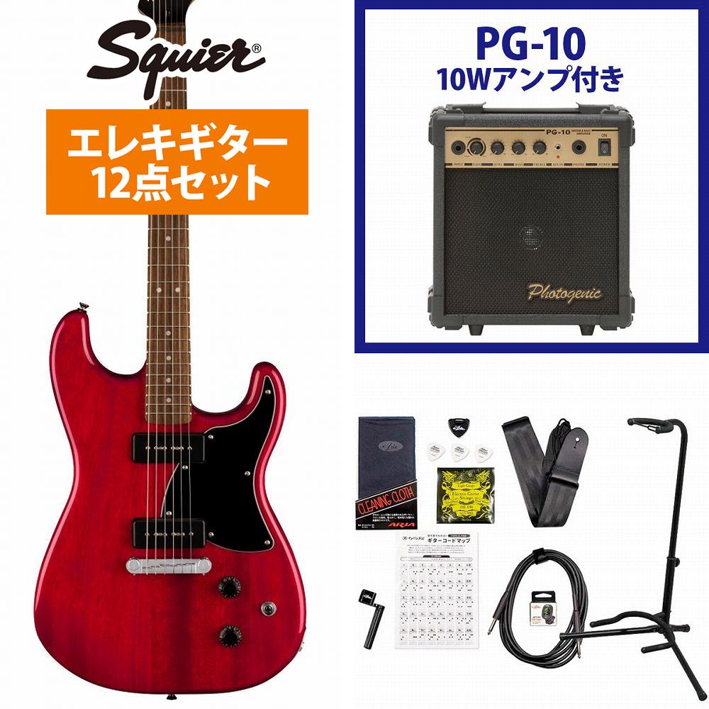 Squier / Paranormal Strat-O-Sonic Laurel Black PG Crimson Red Transparent PG-10AvtGLM^[S҃ZbgyYRKz