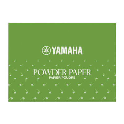 ヤマハ パウダーペーパーPP3 は半透明の特殊パウダーにより、タンポのベタつきを取り、優れたキイレスポンスを生みだします。 あらかじめクリーニングペーパーでタンポの水分、油分を取り除いてからご使用ください。 タンポとトーンホール（音孔）の間にはさみ、キイを数回動かしてください。状況により、ペーパーの位置を変えて2〜3回これを繰り返してください。 パウダーは印刷面付いています。パウダーはタンポ側、トーンホール側、どちらに付けても結構です。 50枚入。