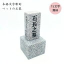 ペットのお墓 本格文字彫刻 15文字まで無料 御影石 オーダーメイド 台座付き 設置用資材付き