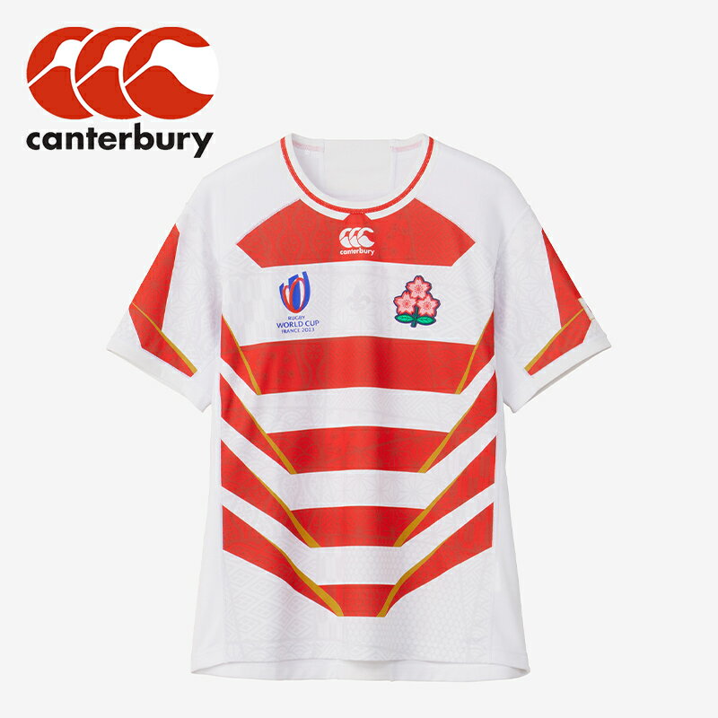 【即日発送】Canterbury カンタベリー JAPAN RWC2023 REPLICA HOME JERSEY ラグビーワールドカップ2023 日本代表レプリカジャージ ホーム ユニフォーム 大人 応援 観戦 (RG33980WC) 1