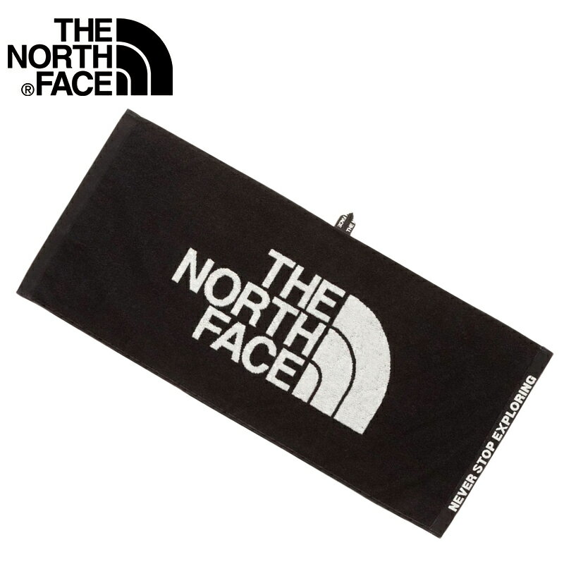 【正規品/即日発送】THE NORTH FACE ザ・ノースフェイス コンフォートコットンタオルM ブラック スポーツタオル フェイスタオル 抗菌 保温 綿 ハンギングループ (NN22101)