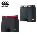 【即日発送】 Canterbury カンタベリー ベースレイヤーショーツ ショート メンズ ブラック レッド RG24045