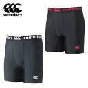 【即日発送】 Canterbury カンタベリー ベースレイヤーショーツ メンズ ブラック レッド RG24046
