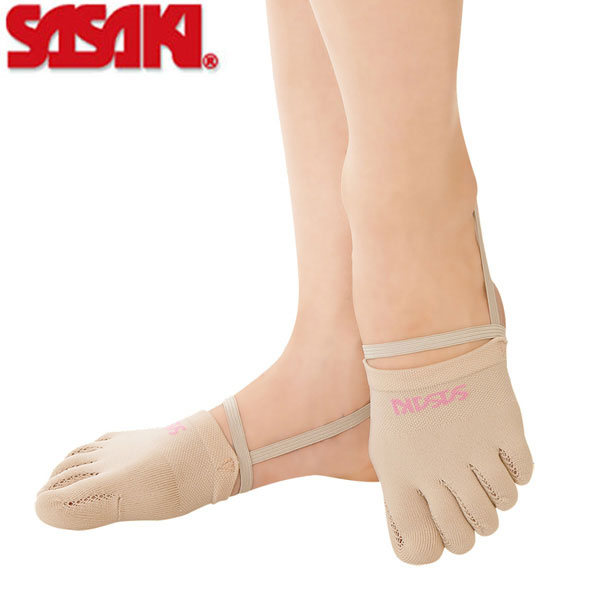 【送料無料】SASAKI ササキスポーツ 5フィンガーDEMI SHOES 5本指デミシューズ (153-F5) 新体操 体操 シューズ ソックス 靴 くつ 足 つま先 5本指