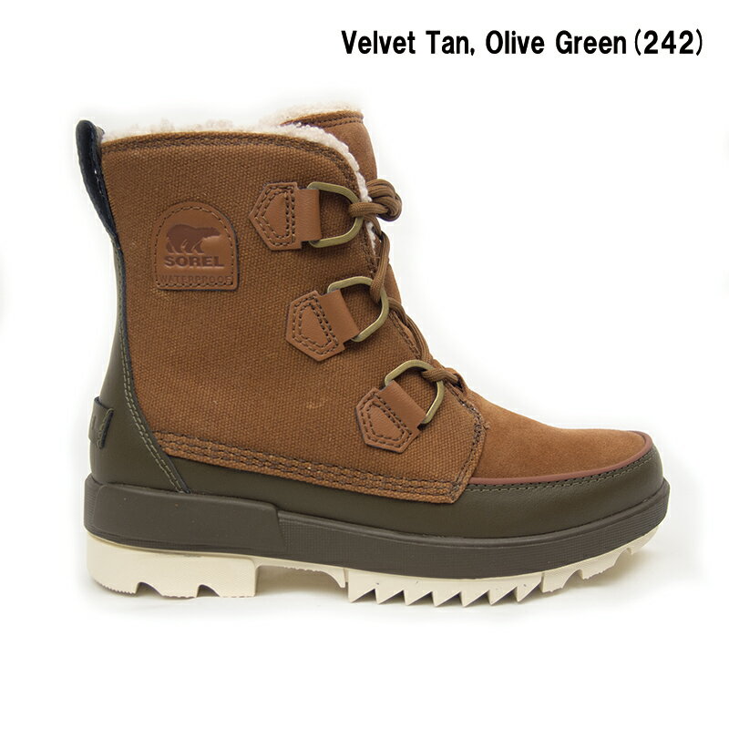 【即日発送】 ソレルスノーブーツ SOREL ソレル ティボリIV Velvet Tan, Olive Green ソレルブーツ ティボリIV スノーブーツ ソレル レディーススノーブーツ 女性ブーツ 雪ブーツ 防水靴 防寒シューズ レディース 雪用ブーツ スノーブーツレディース防水 冬靴 (NL4469 242) 3