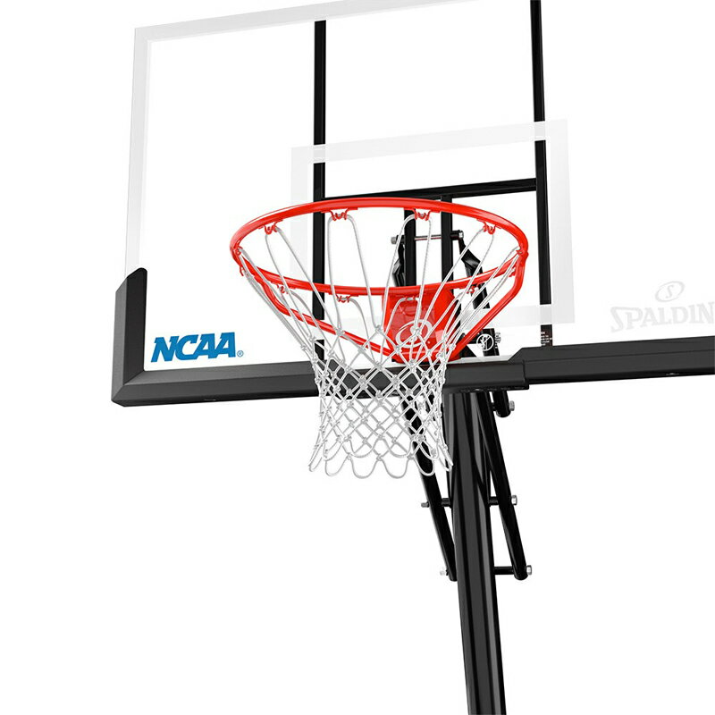 【送料無料】バスケットゴール SPALDING スポルディング 50インチ NCAA エグザクトハイト アクリルポータブル (E6A994) バスケットゴール スポルディング 3