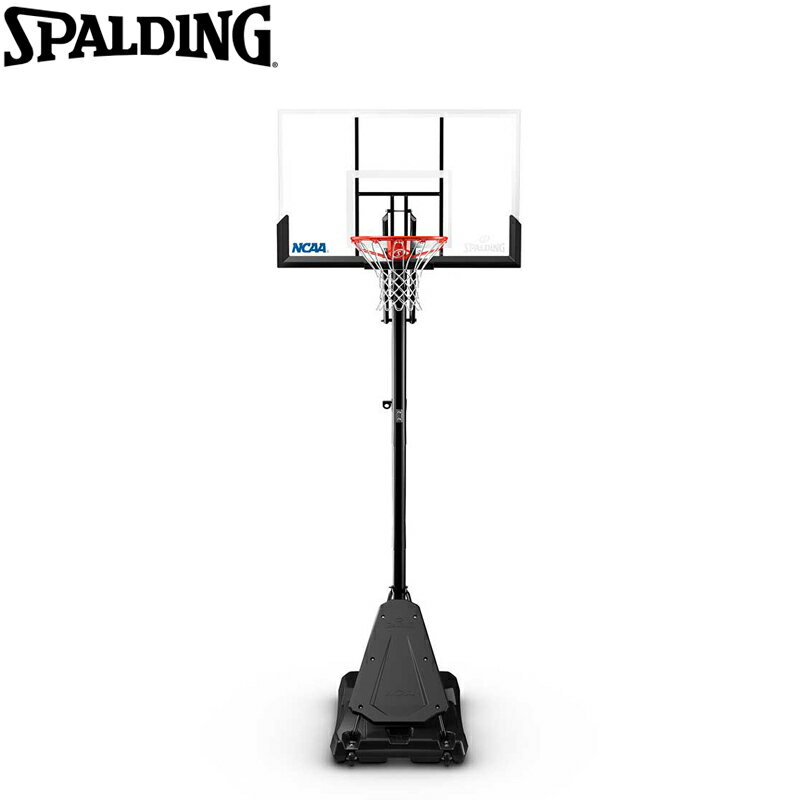 【送料無料】バスケットゴール SPALDING スポルディング 50インチ NCAA エグザクトハイト アクリルポータブル (E6A994) バスケットゴール スポルディング 1