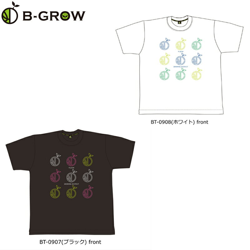 TeamFive チームファイブ B-Grow Tシャツ「B－GROW」ブラック、ホワイト (BT-0907 BT-0908) ※2枚までメール便発送可能