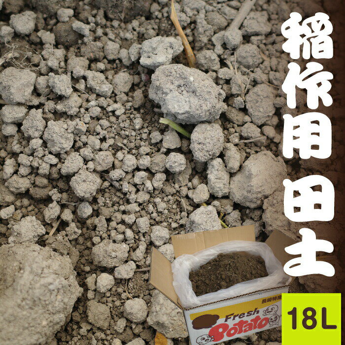 稲作用　「田土」(荒木田土)　約18L（段ボール箱入）　 