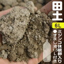 メダカ・金魚が喜ぶミジンコ休眠卵入り 「田土」 6L(約7kg〜7.5kg) +「田土すまし液1.5L」 【ミジンコ繁殖】【用土・肥料】【荒木田・田んぼの土】