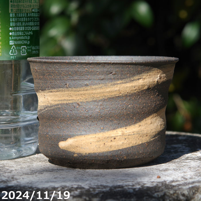 【クーポン発行中！〜11/11】信楽焼 植木鉢 陶器　手びねり(ロクロ引き) 　選べる　刷毛目ソリ浅 3.3号..
