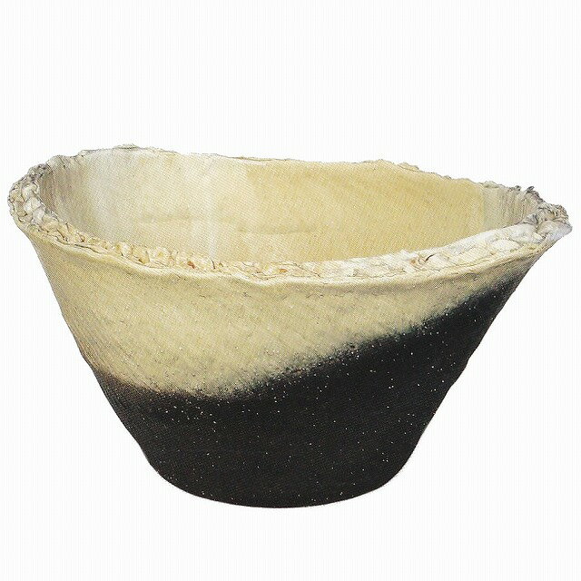 信楽焼 睡蓮鉢 陶器 大型　窯変小判型水鉢　20号【送料無料】【産地直送】【水鉢 大きい メダカ鉢 金魚鉢 ハス鉢 茶碗蓮鉢 スイレン鉢 特大】 big_b