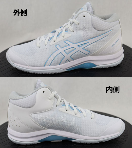 【2024 春夏】アシックス【ASICS】レディース バスケットボールシューズ LADY GELFAIRY 9 / レディ ゲルフェアリー 9 1062A007 100 (女性用/ウィメンズ/バスケットボール用品/バスケ用品/バスケシューズ/バッシュ/アスリート/部活/トレーニング) 3