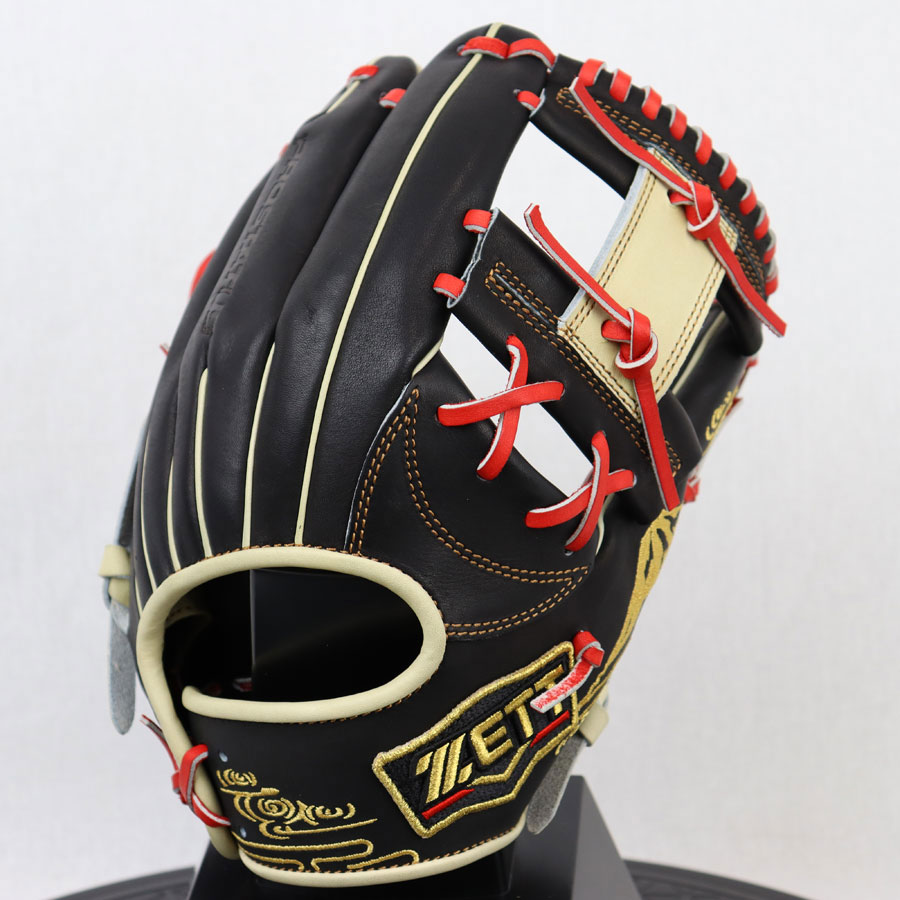 石田スポーツ BRIO 楽天市場店のゼット【ZETT】【PROSTATUS】軟式グラブ プロステイタス 内野手用 BRGB32576S 1932 サイズ4 2025春夏 (限定品/遊撃手/二塁手/富士山刺しゅう/雲海刺しゅう/ツートンカラー/一般大人用/一般軟式/一般野球/軟式用/野球用品/グローブ)｜アングル2