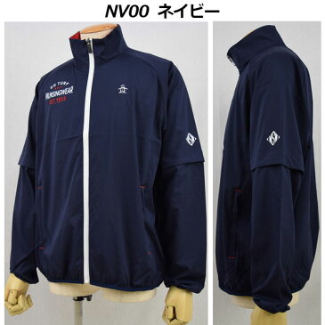 【33%OFF!】 マンシングウェア 【Munsingwear】 デサント GOLF ゴルフブルゾン ウィンドブレーカーシャツ 2WAY 袖着脱可能 長袖・半袖アウター MGMPJK01X 2020春夏 (メンズ/ゴルフウェア/長袖シャツ/はっ水/防風/ストレッチ/父の日ギフト/男性用プレゼント)