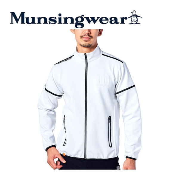 マンシングウェア ゴルフウェア メンズ 【40%OFF】マンシングウェア【Munsingwear】 byデサント メンズ ゴルフ GOLF 『ENVOY/エンボイ』 FUSIONMOVE エンボスロゴ カットソー ブルゾン MEMTJL50 2022春夏 (男性用/アウター/ジャンパー/上着/ゴルフウェア/父の日ギフト/プレゼント)