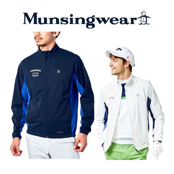 マンシングウェア 【40%OFF】マンシングウェア【Munsingwear】byデサント メンズ ゴルフ GOLF 『SEASON』ポーラテックアルファ ストレッチ ジャケット MGMTJK02 2022春夏 (男性用/長袖/アウター/ジャンパー/上着/ブレーカー/ゴルフウェア/はっ水/父の日ギフト/プレゼント)