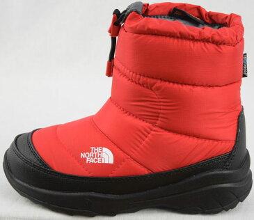 【2018 秋冬モデル】 ノースフェイス 【THE NORTH FACE】 アウトドアブーツ ジュニア キッズ K ヌプシブーティーウォータープルーフII(キッズ) K Nuptse Bootie WP 2 NFJ51880 RK (子供用/ユース/スノーブーツ/ウィンターシューズ/防寒/防水)