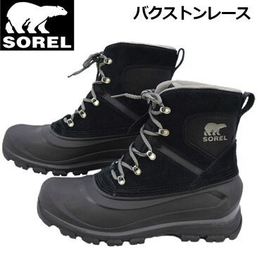 【2019 秋冬モデル】 ソレル 【SOREL】 アウトドアブーツ メンズ MENS バクストンレース / BUXTON LACE NM2737 010 (男性用/スノーブーツ/ウィンターシューズ/防水/コロンビア) 【オススメ】【大人気】