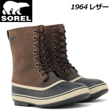 【2019 秋冬モデル】 ソレル 【SOREL】 アウトドアブーツ メンズ MENS 1964 レザー / 1964 LTR NM3484 256 (男性用/スノーブーツ/ウィンターシューズ/防水/コロンビア) 【オススメ】【大人気】