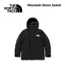 ノースフェイス【THE NORTH FACE】ユニセックス アウトドアジャケット マウンテンダウンジャケット / Mountain Down Jacket ND92237 K ダウンジャケット 正規品 新品 2023秋冬継続 (メンズ/レディース/撥水/防水/防風/防寒/アウトドア/ゴアテックス)