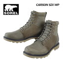 【2022 秋冬】 ソレル 【SOREL】 アウトドアブーツ メンズ カーソンシックス ウォータープルーフ / CARSON SIX WP NM4762 245 (男性用/冬靴/ブーツ/スノーブーツ/ウィンターシューズ/防水/防寒/コロンビア) 【オススメ】