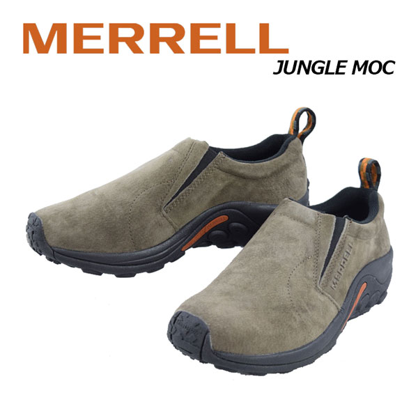 メレル 【MERRELL】 メンズ ジャングル モック / JUNGLE MOC J60787 ガンスモーク アウトドアシューズ スニーカー 2023春夏継続 (男性用/カジュアルスニーカー/スリッポン/スリップオン/スエード/タウンユース/アウトドア/キャンプ)