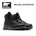 ソレル 【SOREL】 アウトドアブーツ メンズ マックヒルライトラッシュ ウォータープルーフ / MAC HILL LITE RUSH WP NM4788 010 2022秋冬 (男性用/スニーカーブーツ/冬靴/ブーツ/スノーブーツ/ウィンターシューズ/防水/防寒/コロンビア) 【オススメ】